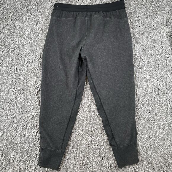 Nike Dri-Fit Yoga Joggers Men's Large Gray Activewear Tapered Athletic Training - Picture 5 of 8